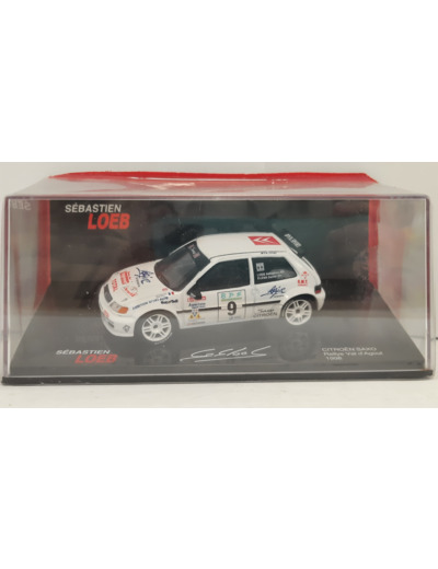 CITROËN SAXO RALLYE VAL D'AGOUT 1998 1/43 BOITE D'ORGINE