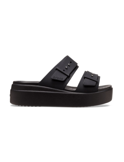 CROCS Brooklyn Buckle Lowwdg Black