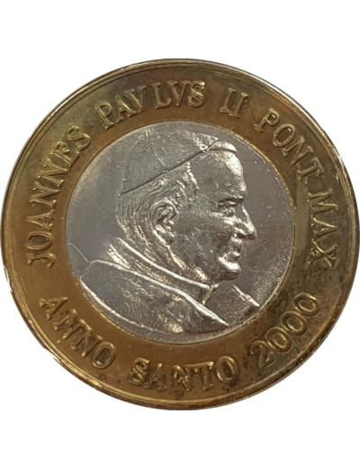 VATICAN 2000 1 EURO JEAN PAUL II ECCO L'EURO TTB