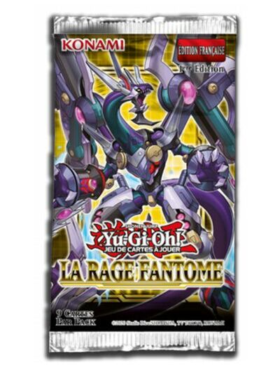 BOOSTER LA RAGE FANTOME YU-GI-OH YUGIOH DE CHEZ KONAMI NEUF