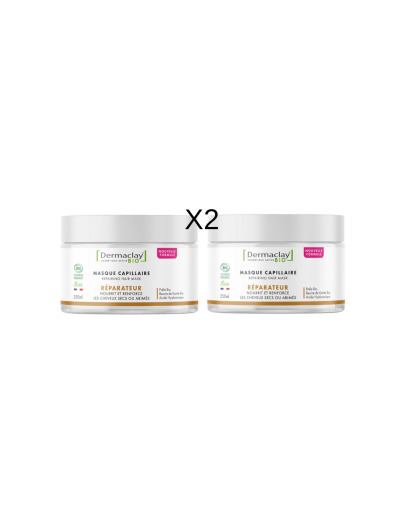 Lot de 2 masques capillaire réparateur 2 x 250ml
