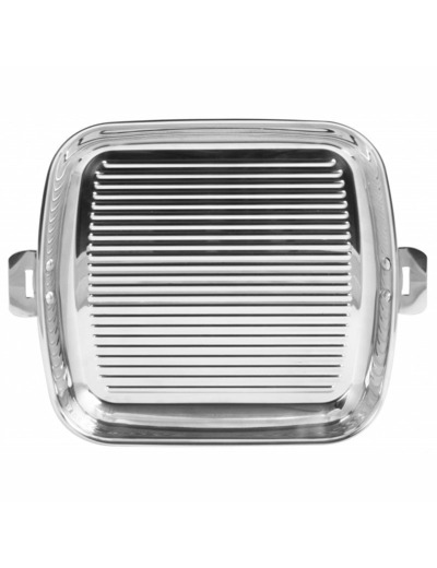 GRILL INOX CARRE CASTELINE AMOVIBLE