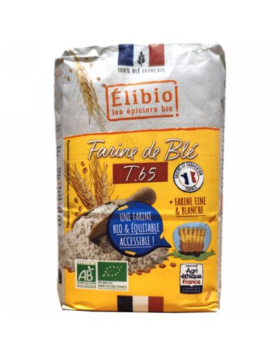 Farine de Blé T65 Blanche Bio 1kg