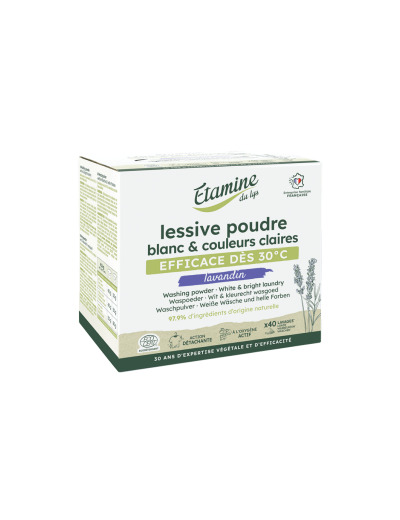 Lessive poudre compacte Senteur Lavandin 2kg