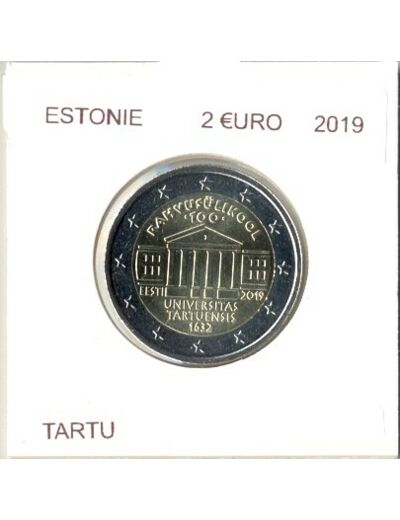 ESTONIE 2019 2 EURO COMMEMORATIVE TARTU SUP