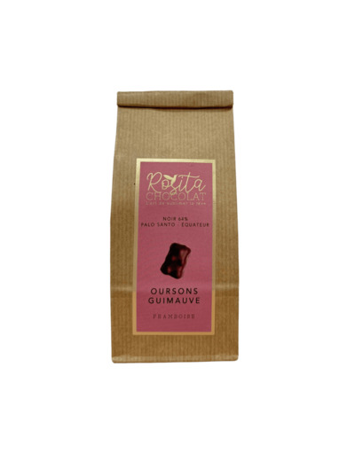 8 oursons guimauve framboise