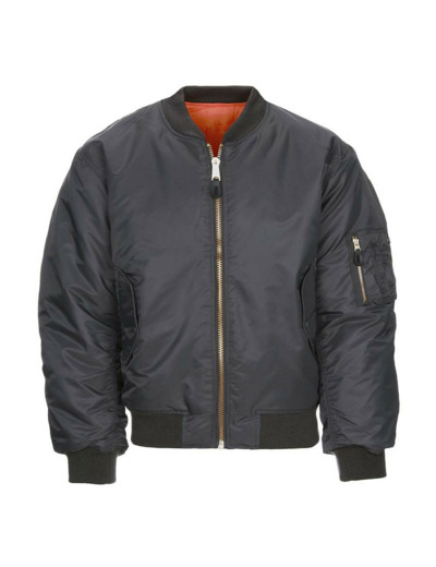 Blouson de pilote Bomber MA-1 (gris)