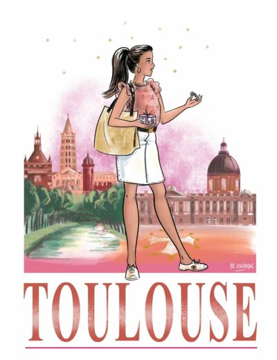 Toulouse - affiche, carte