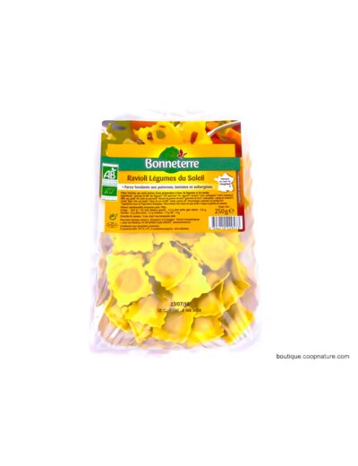 Raviolis aux Légumes du Soleil Bio 250g