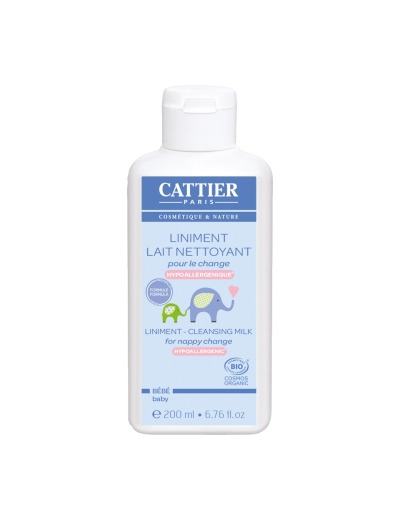 Liniment Lait nettoyant pour le change 200ml