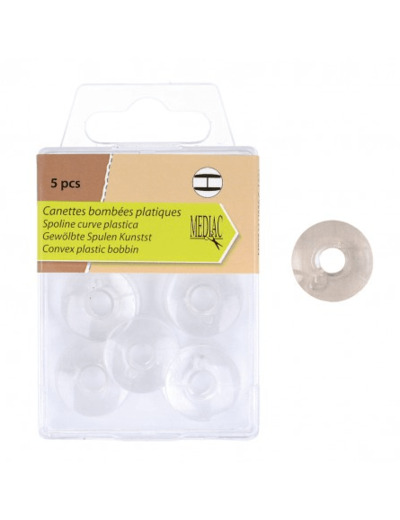 Canettes bombées plastiques 5pcs M344