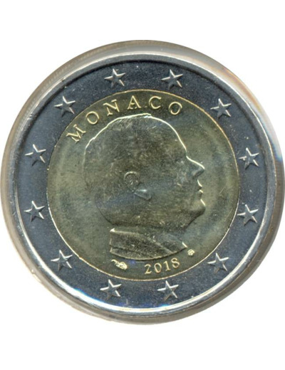 MONACO 2018 2 EURO PRINCE ALBERT SUP