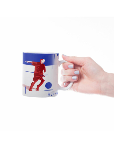 Tasse ou mug football "L'enfant footeaux" - Personnalisable