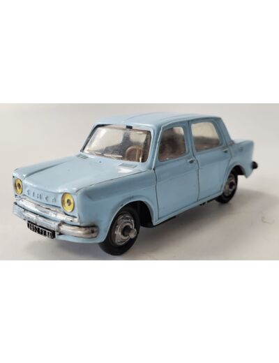 SIMCA 1000 BLEU CLAIR NOREV PLASTIQUE 1/43 SANS BOITE