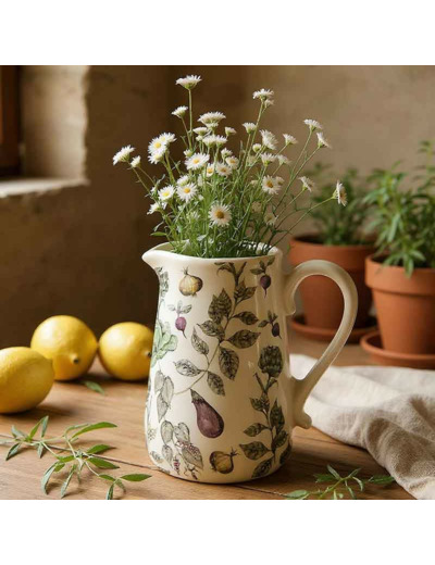 Pichet légume céramique 21x15x23cm