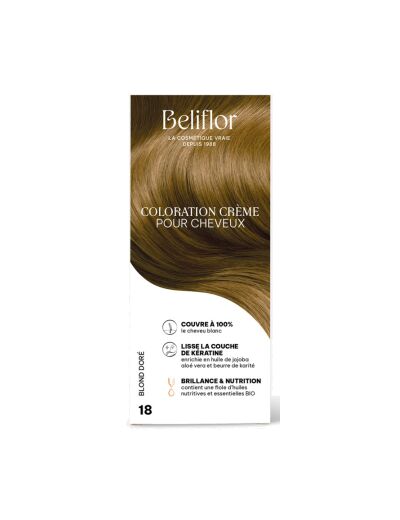 Coloration Crème pour Cheveux 18 Blond Doré