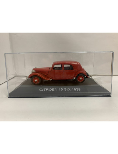 CITROEN 15 SIX 1939 ROUGE 1/43 BOITE NEUF