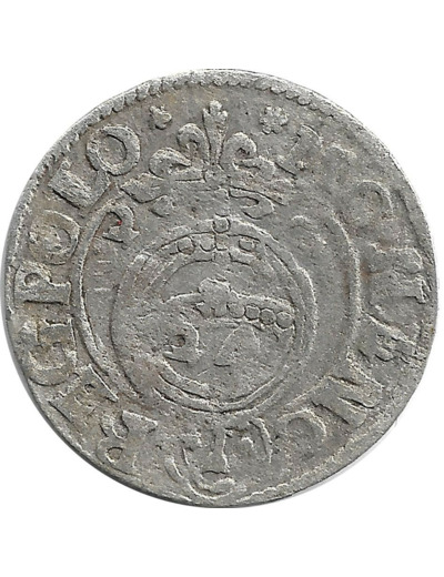 POLOGNE - SIGISMUND III 3 POLKER argent 1622 0gr97 TB+