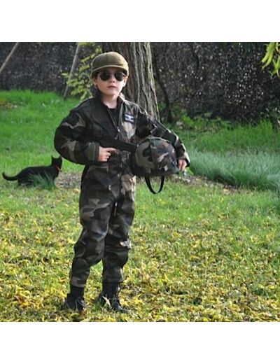 Combinaison Pilote camouflage woodland pour enfant