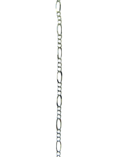 Collier 50cm en Métal Argenté - FIGARO