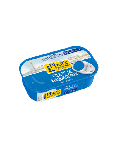 Filets de maquereaux au naturel 151g
