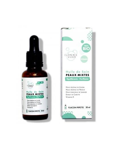 Huile de soin peaux mixtes 30ml