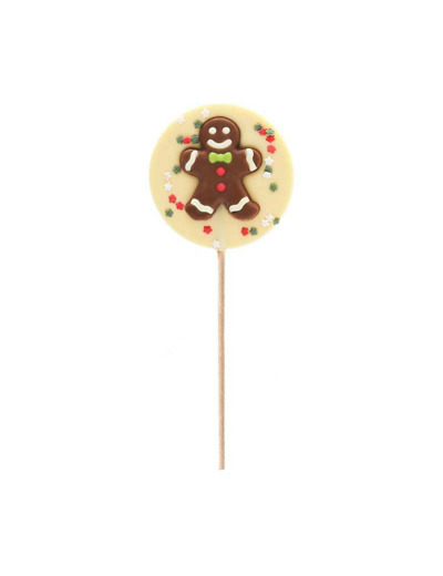 Sucette Chocolat Blanc Noël 50G