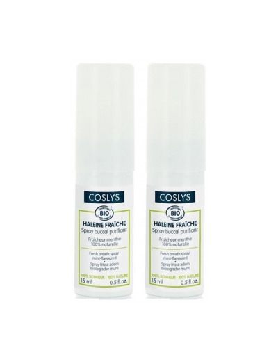 Lot de 2 Spray Haleine Fraiche à la menthe 15ml