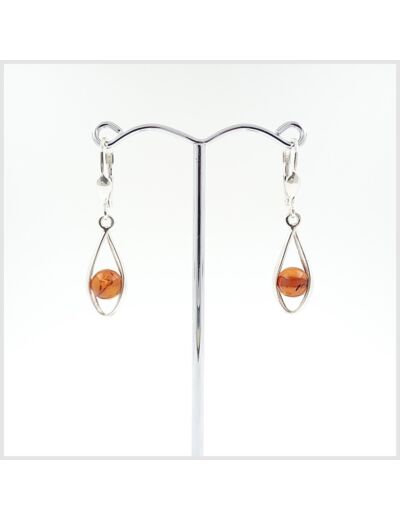 Boucles d'oreilles Ambre