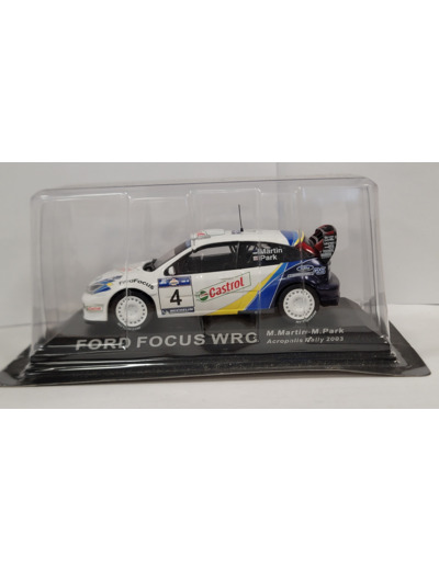 FORD FOCUS WRC MARTIN/PARK RALLYE ACROPOLIS 2003 1/43 BOITE D'ORIGINE