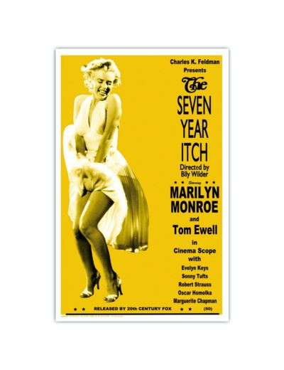 Affiche Marilyn Monroe (7 ans de réflexion)