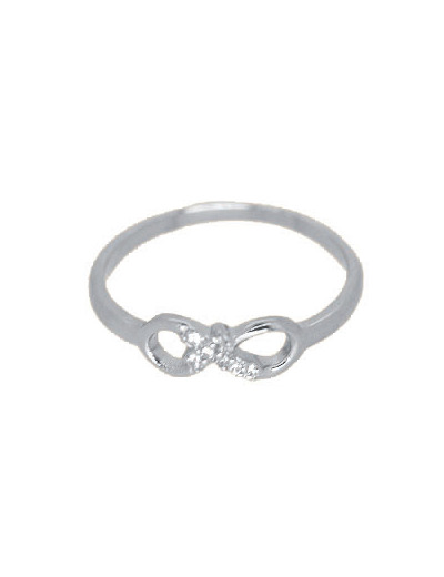 Bague en Argent 925 Taille 60 - DIEU AMOUR INFINI