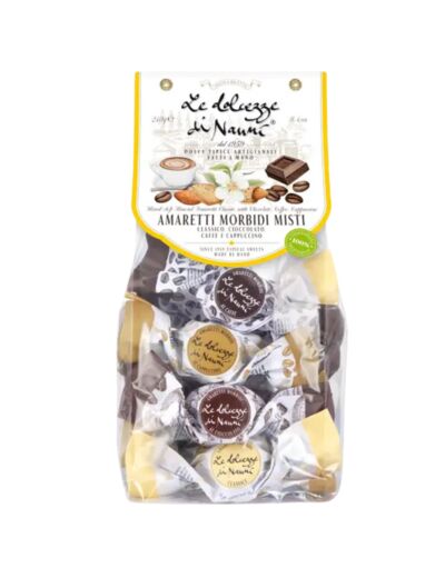 Amaretti mix classic, chocolat, café, cappuccino 240g