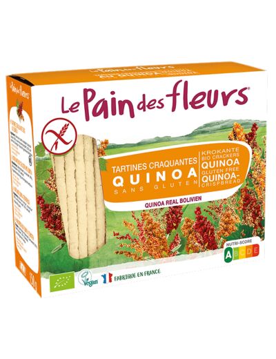 Tartines craquantes Quinoa Bio-150g-Le Pain des fleurs