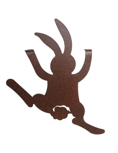 Silhouette déco jardin Lapin 20x25cm