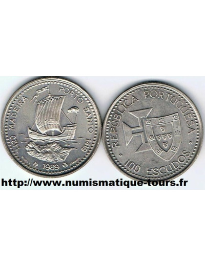 PORTUGAL 100 ESCUDOS 1989 SUP W 647