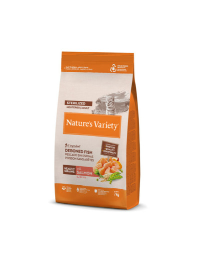 Nature's Variety, Healthy Grain Sterilized saumon - 3KG
