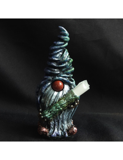 Espiègle Porteur de message et sa pierre naturelle