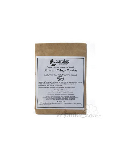 Préparation pour savon liquide d'Alep pour sachet de 500ml 25g
