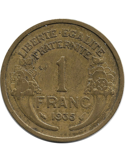 FRANCE 1 FRANC MORLON 1935 TB+(G470)