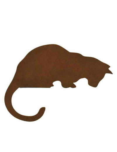 Silhouette déco chaton à poser 35x10x27cm