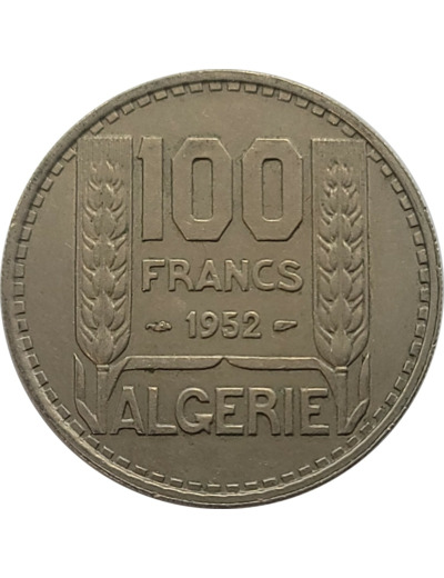 ALGERIE 100 FRANCS TURIN 1952 TTB (Lec56)