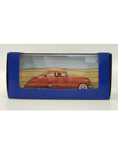 TINTIN BUICK L'AMERICAINE ROUGE AU PAYS DE L'OR NOIR 2118010 1/43 AVEC CARTON