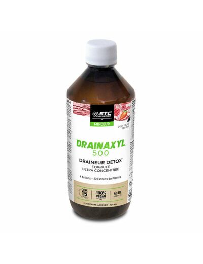 Drainaxyl 500 fruits rouge draineur detox-500ml-STC