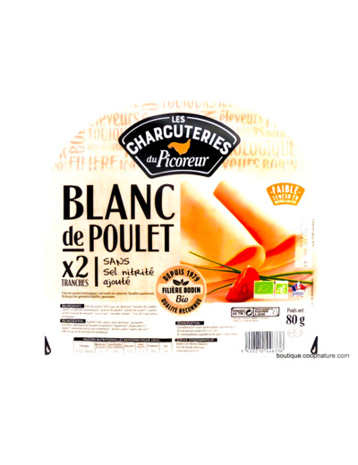 Blancs de Poulet Bio 80g