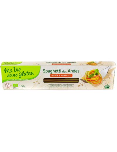 Spaghettis des Andes Sans Gluten Bio 250g