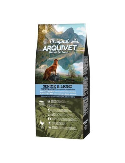 Arquivet Original Senior & Light, poulet & riz - 12Kg