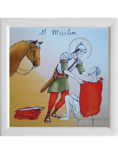 Cadre Saint Patron 17x17 - Saint Martin