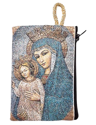 Etuis à Chapelet 7x10cm - VIERGE COURONNÉE