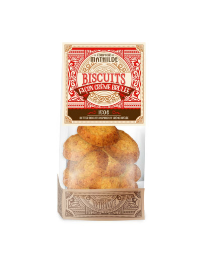 Biscuits Façon Crème Brûlée - 150G